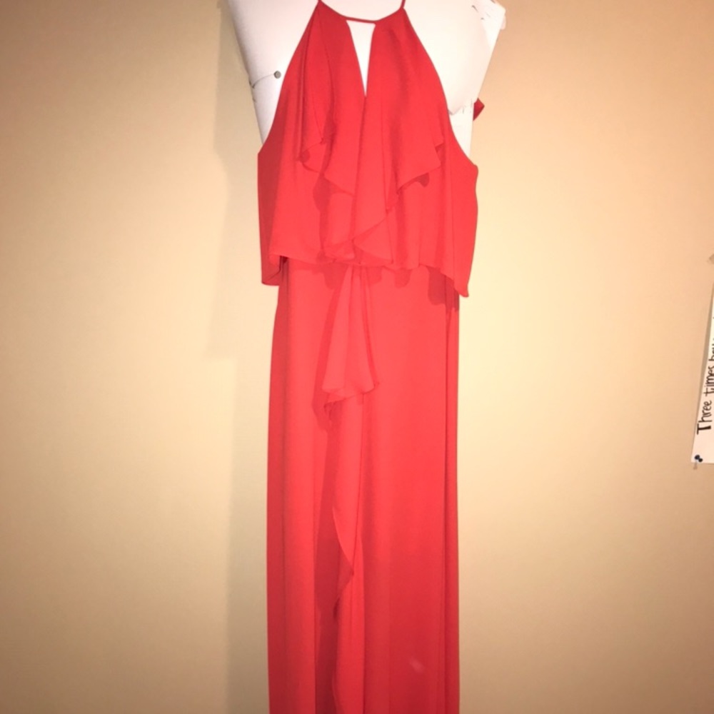 BCBG Orange Gown